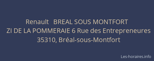 Renault   BREAL SOUS MONTFORT