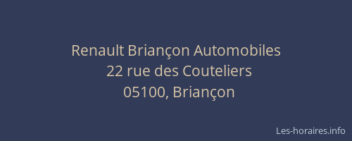Renault Briançon Automobiles