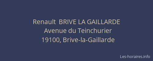 Renault  BRIVE LA GAILLARDE