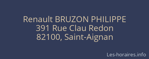 Renault BRUZON PHILIPPE