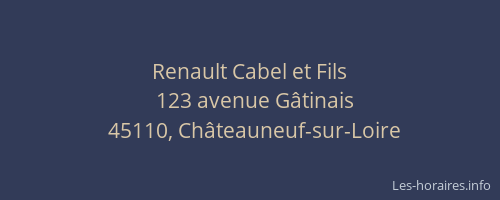 Renault Cabel et Fils