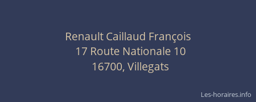 Renault Caillaud Fran&ccedil;ois