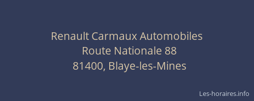 Renault Carmaux Automobiles