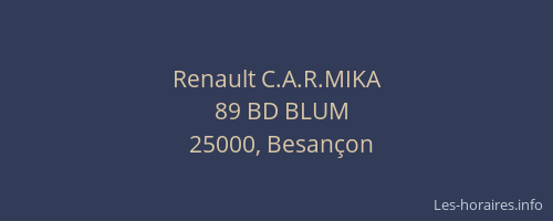 Renault C.A.R.MIKA