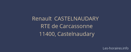 Renault  CASTELNAUDARY