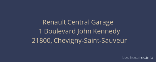 Renault Central Garage