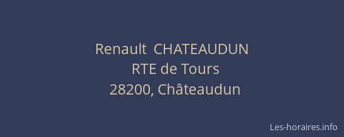 Renault  CHATEAUDUN