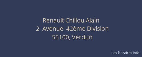 Renault Chillou Alain