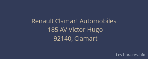 Renault Clamart Automobiles