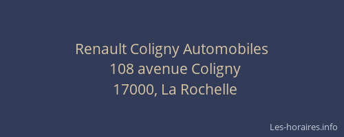 Renault Coligny Automobiles