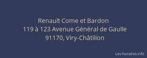 Renault Come et Bardon