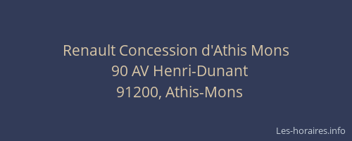 Renault Concession d'Athis Mons