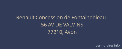 Renault Concession de Fontainebleau