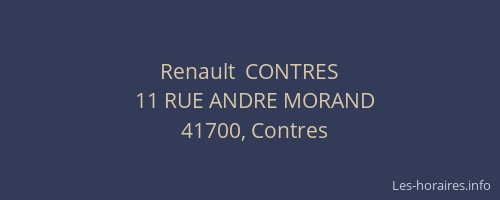 Renault  CONTRES