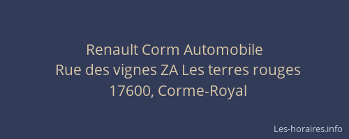 Renault Corm Automobile