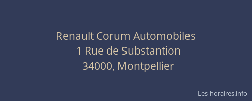 Renault Corum Automobiles