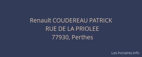 Renault COUDEREAU PATRICK