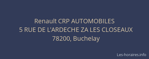 Renault CRP AUTOMOBILES