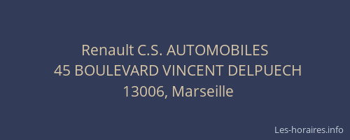 Renault C.S. AUTOMOBILES