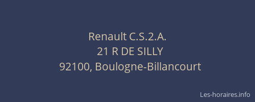 Renault C.S.2.A.