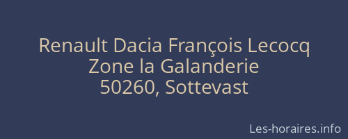 Renault Dacia François Lecocq