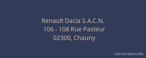 Renault Dacia S.A.C.N.