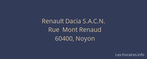 Renault Dacia S.A.C.N.