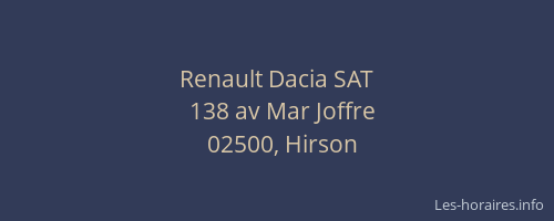 Renault Dacia SAT
