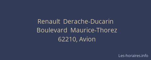 Renault  Derache-Ducarin