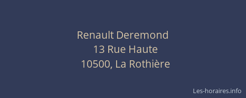 Renault Deremond
