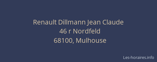 Renault Dillmann Jean Claude