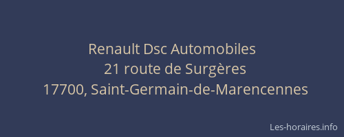 Renault Dsc Automobiles