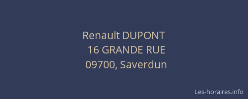 Renault DUPONT