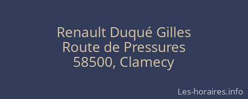 Renault Duqué Gilles