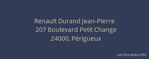 Renault Durand Jean-Pierre