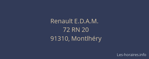 Renault E.D.A.M.
