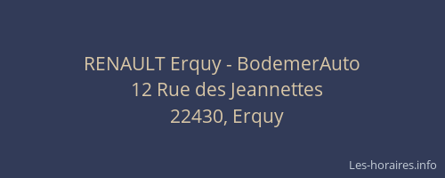 RENAULT Erquy - BodemerAuto