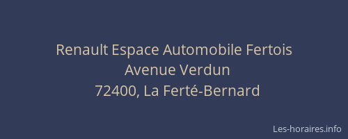 Renault Espace Automobile Fertois