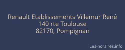 Renault Etablissements Villemur René