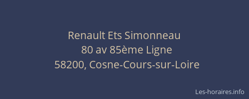Renault Ets Simonneau