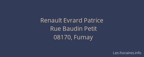 Renault Evrard Patrice