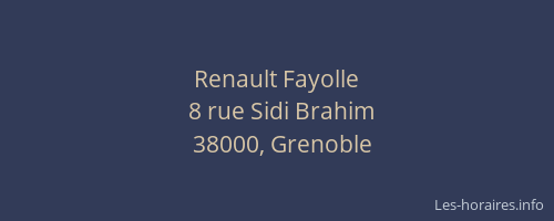 Renault Fayolle