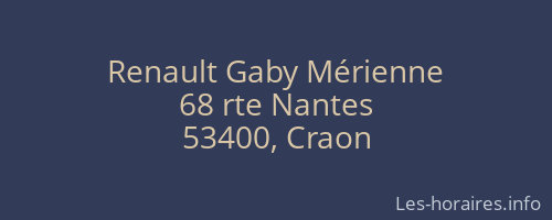 Renault Gaby Mérienne