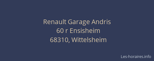 Renault Garage Andris