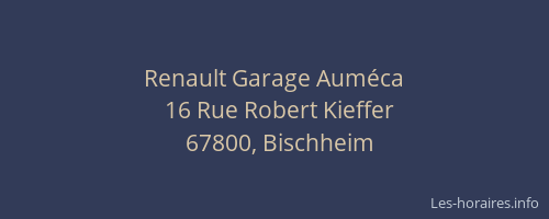 Renault Garage Auméca
