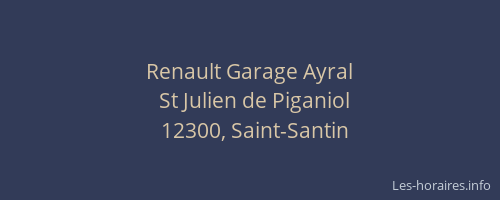 Renault Garage Ayral