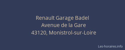 Renault Garage Badel