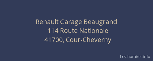 Renault Garage Beaugrand