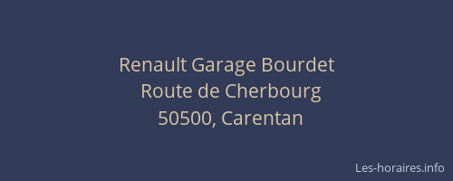 Renault Garage Bourdet