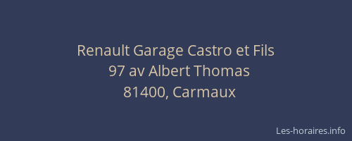 Renault Garage Castro et Fils